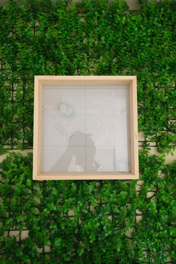 Wooden Frame Square - Acrylic Base
