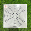 Number Placement Sheet - 8”