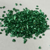Big Metallic Glass Granules - Green