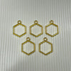 Hexagon Bezel - Gold