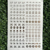 Golden Embossed Sheet A5 - EMB10