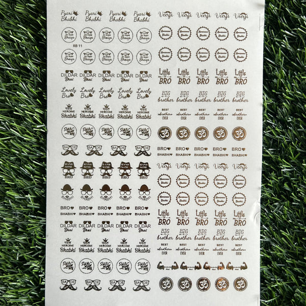 Golden Embossed Sheet A5 - EMB10