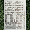 Golden Embossed Sheet A5 - EMB13