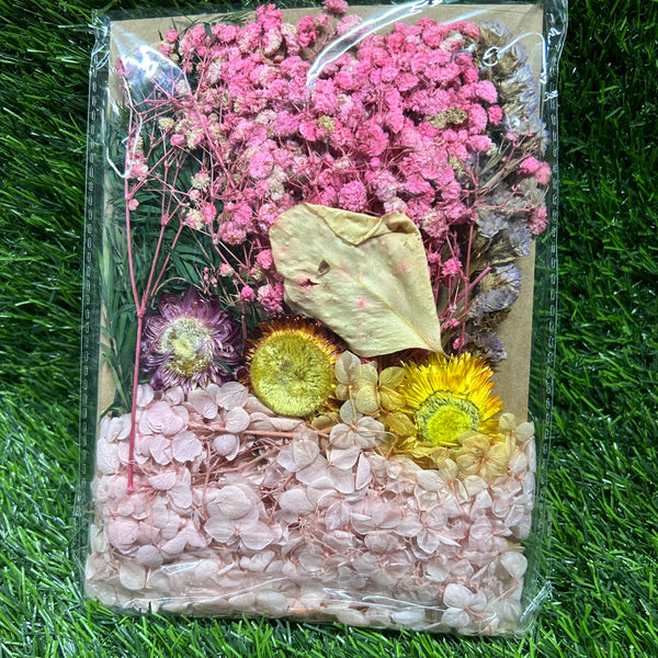 Dried Mix Flower - Pink Theme