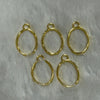 Oval Bezel - Gold
