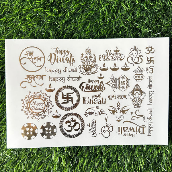 Golden Embossed Sheet A4 - EMB12