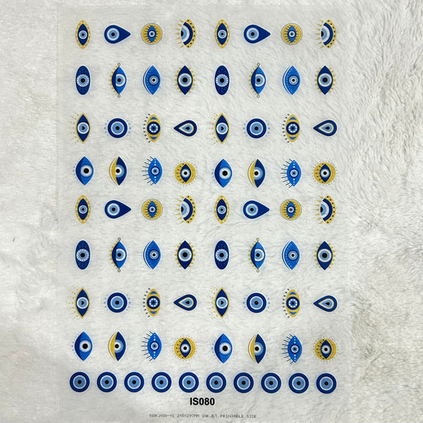 Insert A4 sheet Evil Eye - INS11