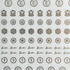 Golden Embossed Sheet A5 - EMB7