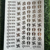 Golden Embossed Sheet A4 - EMB3