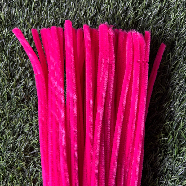 Pipecleaners Neon Pink - set of 100 (Copy)