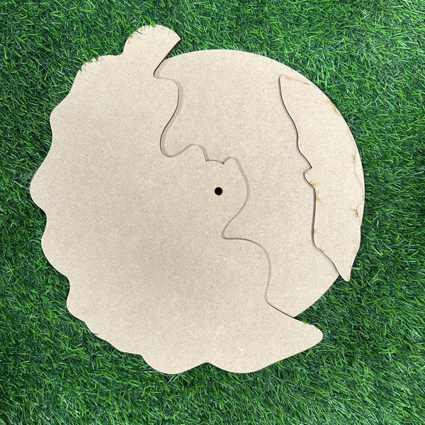 Geode Clock Base - 12” 6 Mm