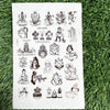 Golden Embossed Sheet A5 - EMB1