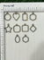 Bezel small Antique - Set of 10