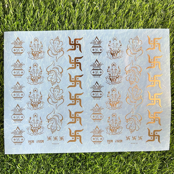 Golden Metal Insert Sheet A4 - INS1
