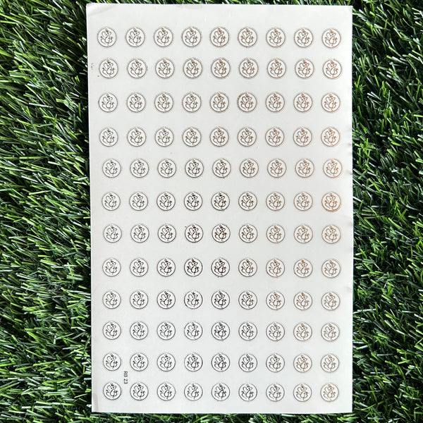 Golden Embossed Sheet A5 - EMB3