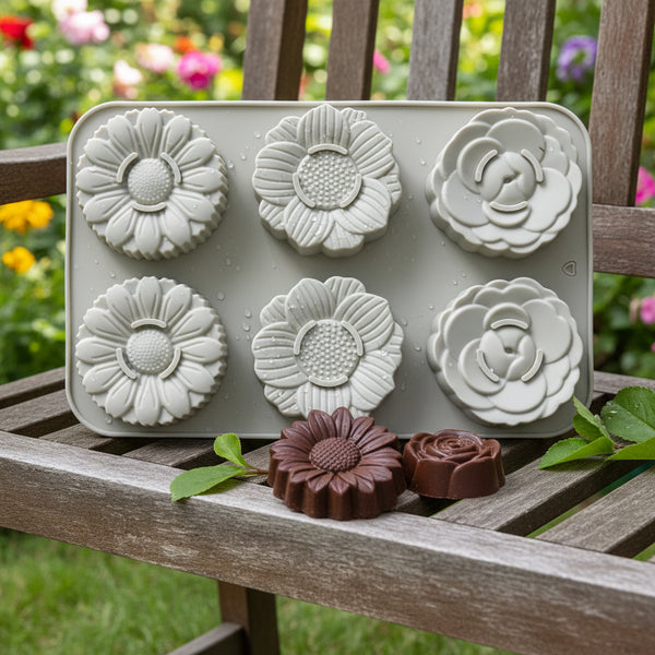 Concrete mould - flower Theme