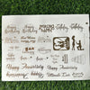 Golden Embossed Sheet A4 - EMB9