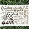 Golden Embossed Sheet A5 - EMB12