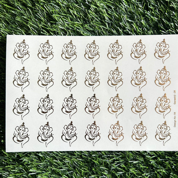 Golden Embossed Sheet A5 - EMB9