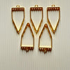 Dropping Triangle Bezel - Gold