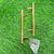 Tray handle metal- 6” plain ( Pair)