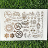 Golden Embossed Sheet A4 - EMB10