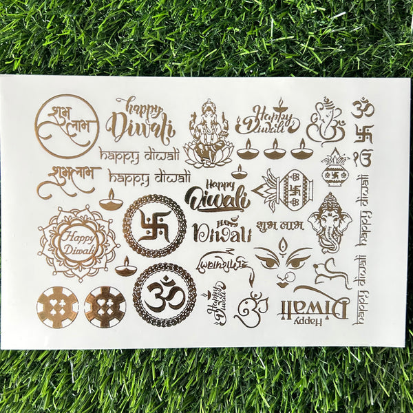 Golden Embossed Sheet A4 - EMB10