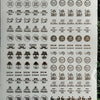 Golden Embossed Sheet A5 - EMB10