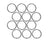 Book Binding Ring - 25 MM - Set of 12