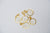 Keychain Set of 10 - Gold