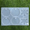 Flower Shapes Pendants & Keychain Mould - 6 CVT