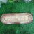 Wooden candle long bowl 12”x4”