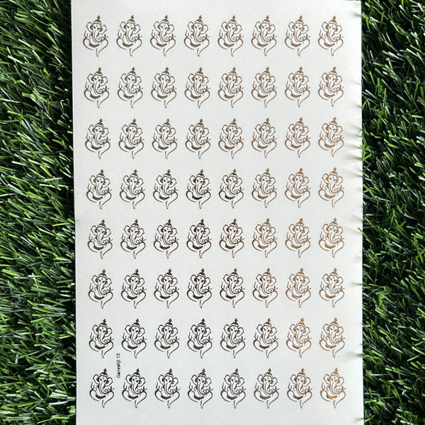 Golden Embossed Sheet A5 - EMB4