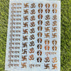 Golden Metal Insert Sheet A4 - INS5