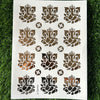Golden Embossed Sheet A4 - EMB6