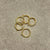 Round Bezel Gold - 1.2”